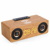 Wooden Retro Wireless Charger & Bluetooth Speaker – 4-in-1"